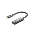 Rixus RXHU17 USB-C To HDMI Female Converter 20cm Space Gray front view