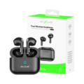 Rixus RXBH28 HIFI Sound Earbuds Wireless Headset Black close-up detail