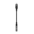 Rixus RXMU36L Lightning Connector to 3.5mm Audio Adapter Female 10cm front view