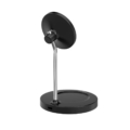 Rixus RXWC45B Wireless Charging Stand 15W Black side angle view