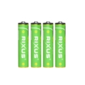 Rixus RXAA07 Rechargeable AAA Battery 880mWh With USB-C Cable 4-Pack side angle view