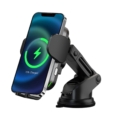 Rixus RXWC48 Wireless Car Charger Mount Black front view