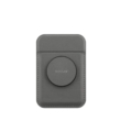 Rixus RXCH20G Card Holder With MagSafe Compatible Gray side angle view