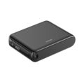 Rixus RXPB25 Compact Powerbank Digital Display 20000mAh Black front view
