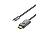 Rixus RXHU15 USB-C To HDMI Cable Premium 4K 1.8m Space Gray front view
