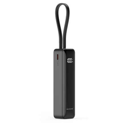 Rixus RXPB03B Digital Display Powerbank 5000mAh main product photo