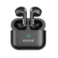 Rixus RXBH28 HIFI Sound Earbuds Wireless Headset Black front view