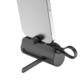 Rixus RXPB98B Mini Click-On Powerbank USB-C 5000mAh Black side angle view