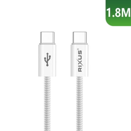 Rixus RXUC08C Fast Charging Cable USB-C main product photo