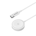 Rixus RXWC05 USB-C Charger For Apple Watch And Samsung Galaxy Watch 1.2m White front view