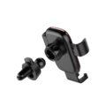Rixus RXHM69 Gravity Air Vent Holder Black front view