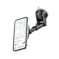 Rixus RXHM16 Magnetic Phone Mount Dashboard Car Phone Holder Black front view