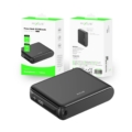 Rixus RXPB25 Compact Powerbank Digital Display 20000mAh Black close-up detail