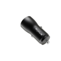 Rixus RXCC12 USB-C PD+QC3.0 Car Charger 38W Black side angle view