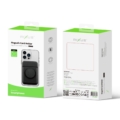 Rixus RXCH20B Card Holder With MagSafe Compatible Black close-up detail