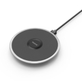 Rixus RXWC23R Basics 15W Wireless Charging Pad Black side angle view