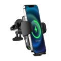 Rixus RXWC48 Wireless Car Charger Mount Black side angle view