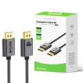 Rixus RXDP15 Display Port Cable 8K 5m Space Grey close-up detail
