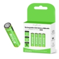 Rixus RXAA07 Rechargeable AAA Battery 880mWh With USB-C Cable 4-Pack close-up detail