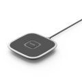 Rixus RXWC23 Otto 15W Wireless Charging Pad Black side angle view