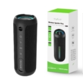 Rixus RXBS56 Wireless Speaker Play Black close-up detail